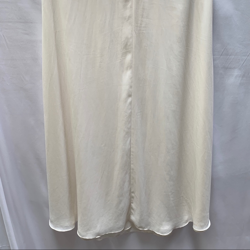 Zara Basic Maxi Chiffon Spaghetti Straps Dress Si… - image 5